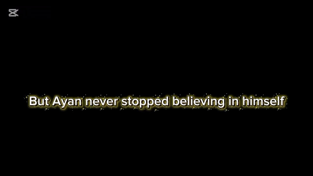 Script writing portofolio:The boy who never gave up 