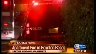 Apartment fire in Boynton Beach