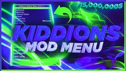 [NEW] KIDDIONS MOD MENU | FULL UNDETECTED | DOWNLOAD & INSTALL | FREE