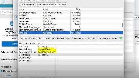 Enable Create Audit Fields for data migration