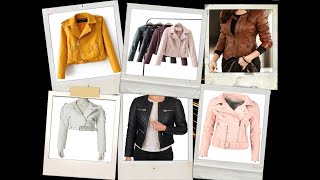 Ladies Leather Jacket Designs.