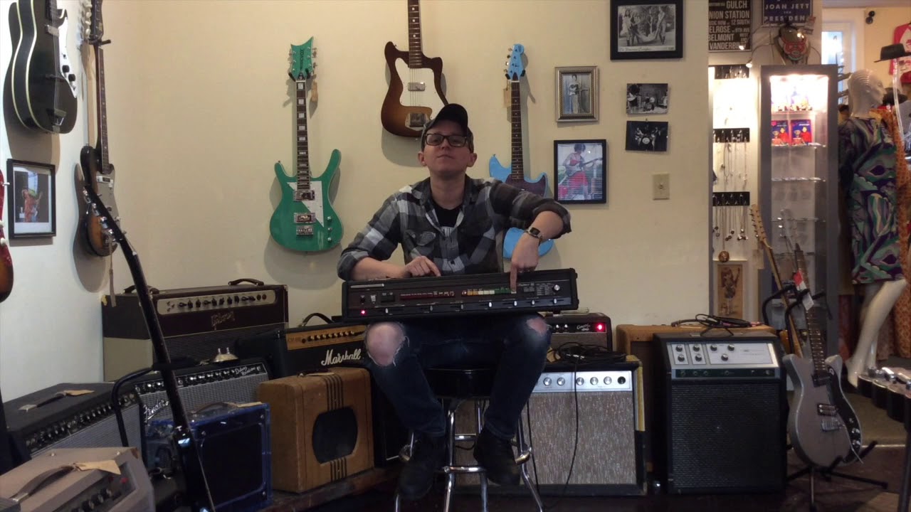 Roland Rhythm 77 and USC Shirt