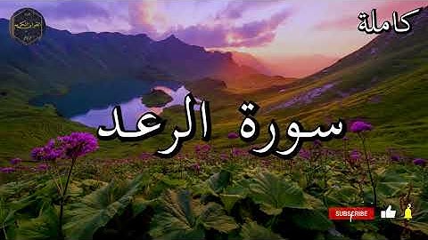 سورة الرعد كاملة بصوت جميل جدا الشيخ أبو بكر الشاطري 🌹