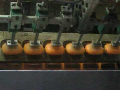 Soap Stamping machine Press with Chilled Die - YouTube