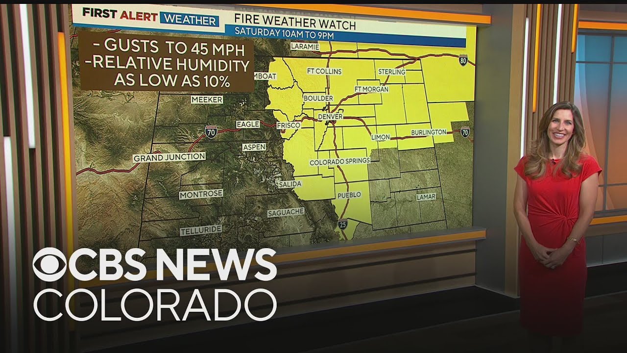 Colorado Weather: Wind & warmth increase Friday fire danger - YouTube