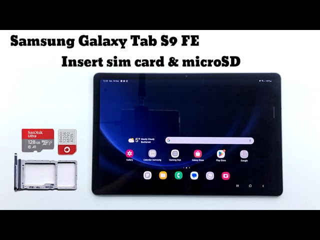 Samsung Galaxy Tab S9 FE 5G - Inserta/quita la tarjeta SIM  <span  class=mpwcagts lang=EN>Verizon</span><!--class=mpwcagts-->