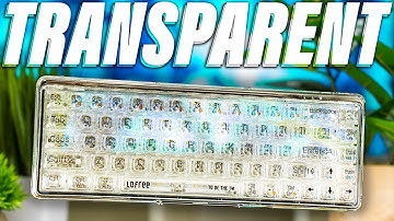 Reviewing the TRANSPARENT Keyboard! - Lofree 1% Transparent Review