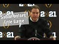 Nick Saban says Jaylen Waddle will be a game time decision | Previews Title Game vs. Ohio State