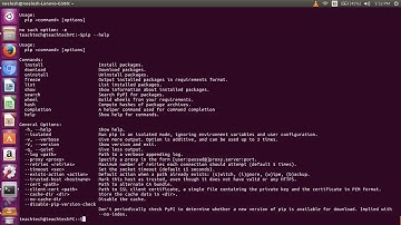 Installing pip in ubuntu 16.04/ubuntu 17.04