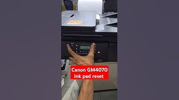 Canon GM4070 printer All-in One Black and white printer ink pad reset  #mobile #reset