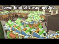 I spawned 100 elf towers in tds  roblox