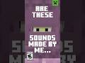 WHICH MINECRAFT SOUNDS DID I MAKE?