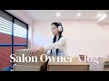 Opening a second salon in nyc renovation process salon tour lots of organizing