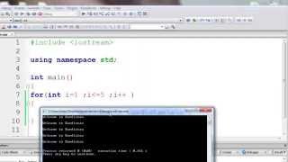 C++ Tutorial for Beginners Lecture No.11 - in Kurdish. For loop