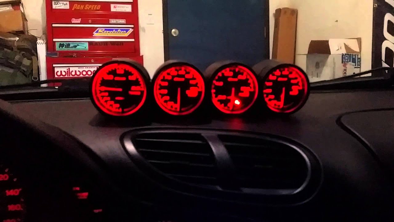 Defi Advance CR series gauges - FD RX7 - YouTube