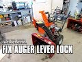 HOW-TO Fix A Snowblower Auger Lever Lock
