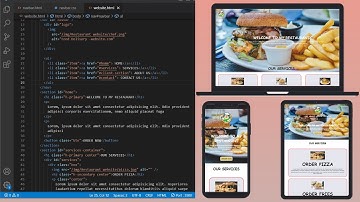 ASMR Programming - Creating Fully Responsive Restaurant Website - No Talking