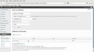 Affiliates setting a specific referral rate for an affiliate