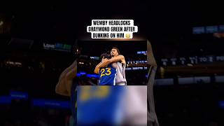 Wembanyama Headlocks Draymond Green After Dunking On Him