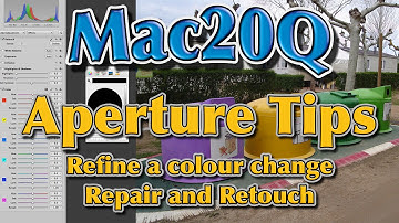 Aperture Tips - Refine a colour change