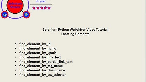Selenium Python Webdriver Tutorial - Locating Elements