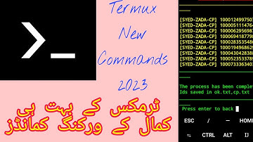 Termux New updated commands without login
