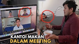 Padah makan semasa MEETING, disimbah air oleh BOS!