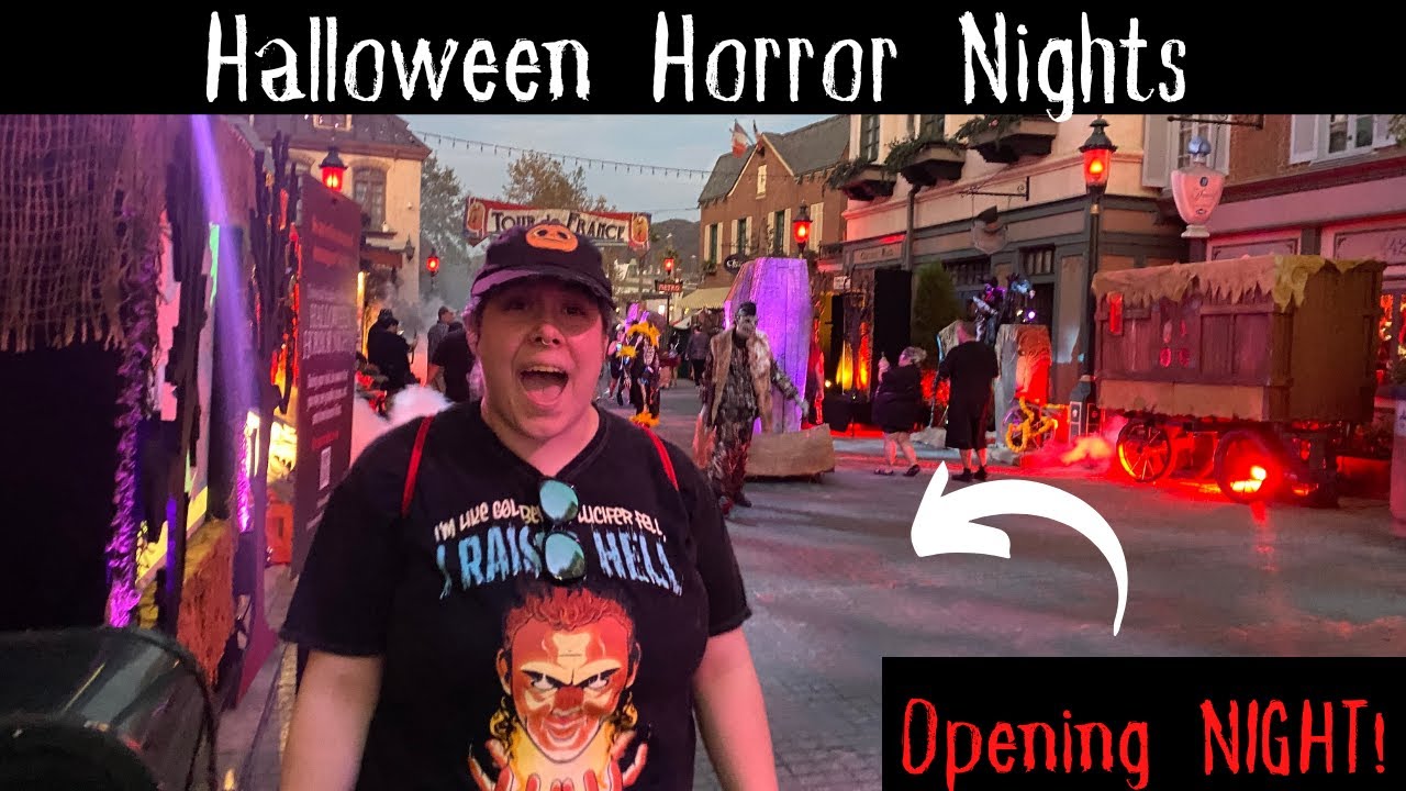 2022 Halloween Horror Nights Opening Night FULL Mazes, Scare Zones