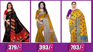 Exclusive Daily Wear Pure Kalamkari Saree Collection | #amazon | Online Shopping | Nidhi Co Trends screenshot 2