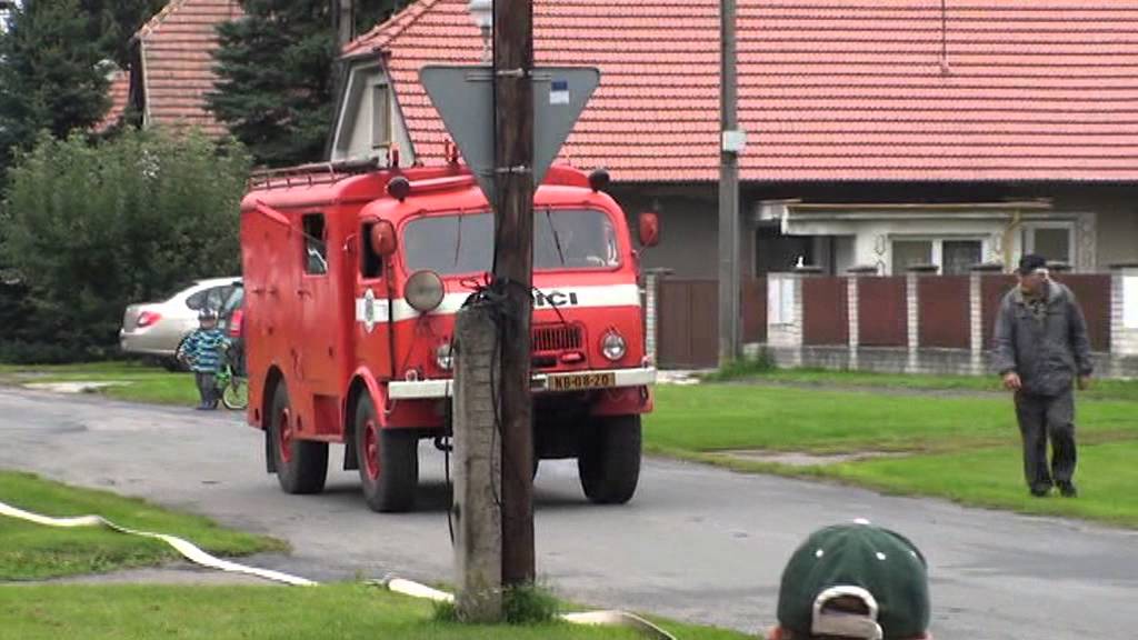 Hasičské cvičení   V Výkleky 21 9 2013