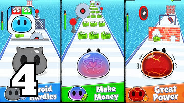 Slime Run Race - Gameplay Walkthrough Level 81-100 - Android Gameplay