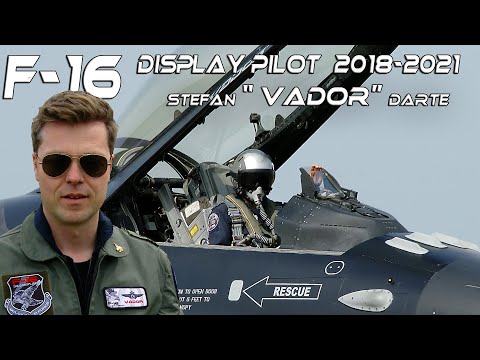 F16 4K UHD F-16  Stefan "Vador" Darte from before start till after finish