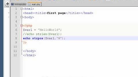 php tutorial in Tamil part - 06 String Function
