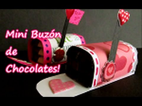 Mini Buzón de chocolates ((PARA SAN VALENTIN))