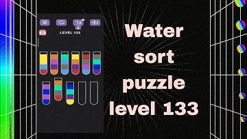 Water sort puzzle level 133 || bubble puzzle game || #viral #games #puzzle
