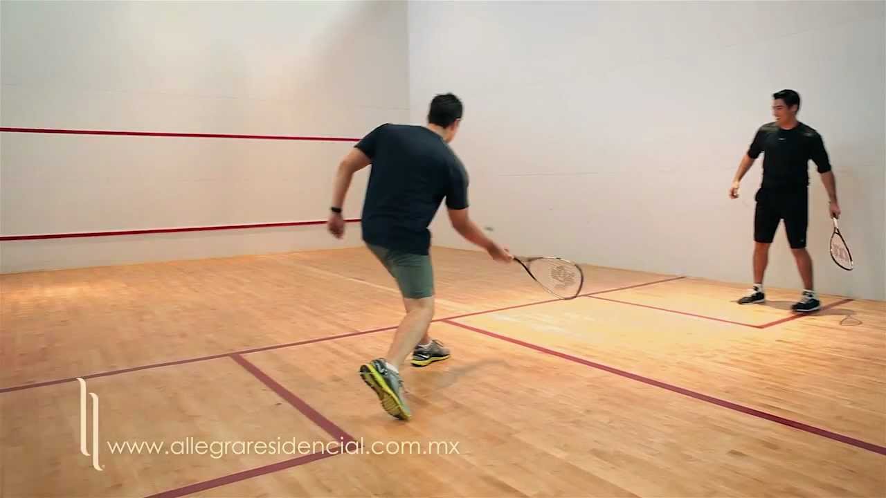 Comportamiento Compasión Suavemente Cancha de Squash - YouTube