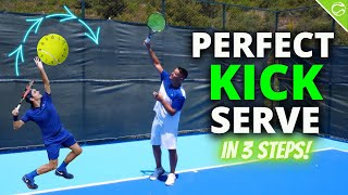 Perfect Kick Serve in 3 Steps - Perfect Tennis (Episode 2)