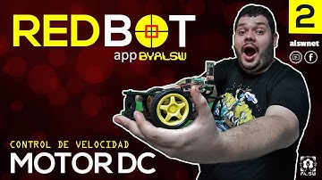 5.2 Control de Velocidad Motor DC con arduino ★ RedBot app ★