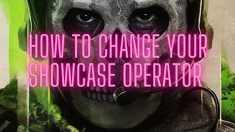 How to change the showcase character in the LOBBY-Call of Duty: Modern Warfare II