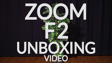 Zoom F2 Field Recorder UNBOXING