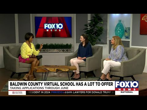 Holly Resmondo, student Brooklyn Kyzar discuss Baldwin County Virtual School