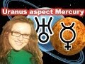 Uranus Aspect Mercury in Astrology