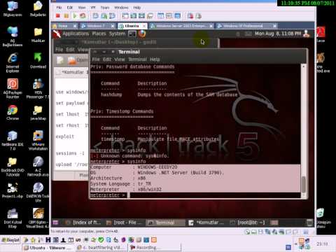 Backtrack 5 tutorial  Metaspolit  2/2