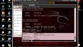 Backtrack 5 tutorial  Metaspolit  2/2
