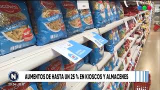 Aumentos de hasta un 25% en kioscos y almacenes - Telefe Rosario