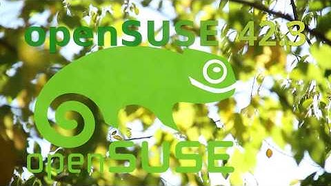openSUSE 42.3 KDE
