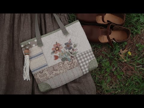 퀼트가방 만들기 │ Patchwork Embroidery Quilted Bag │ How To  Make DIY Crafts Tutorial