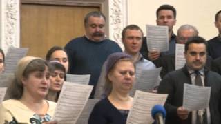 Video thumbnail of "хор "Есть место,есть" ц.Голгофа г.Алматы"