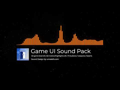 Game UI Sound Pack demo