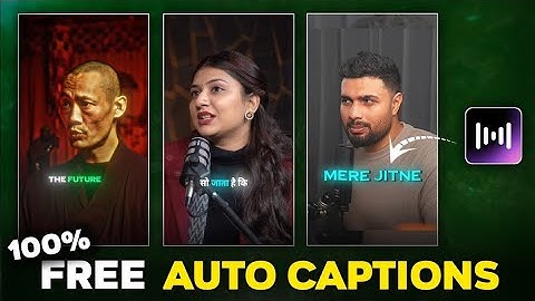 Automatic Captions Generator For Free | Zeemo Auto Captions Ai | How To Add Captions In Video
